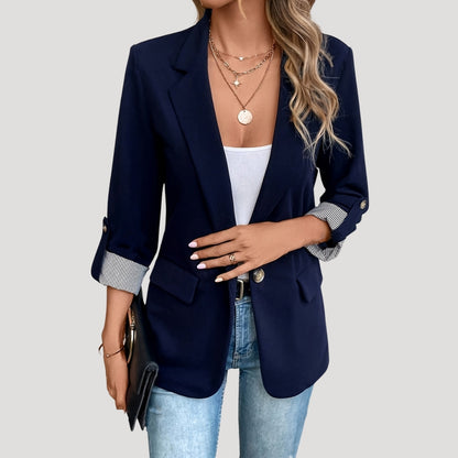 Crafted Fitted smart casual blazer for women | Vivienne