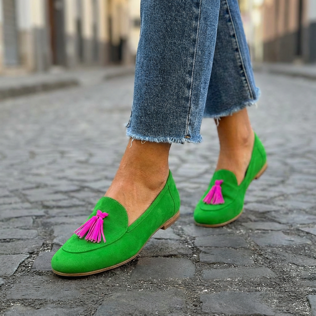 Classic Tassel-embellished loafers with playful detailing for women | Mandy