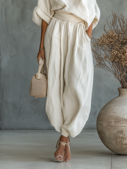 Relaxed boho wide-leg jumpsuit for women | Jova -4
