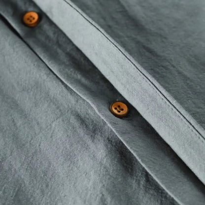 Japanese-inspired casual short-sleeve shirt for men | Apollo -6
