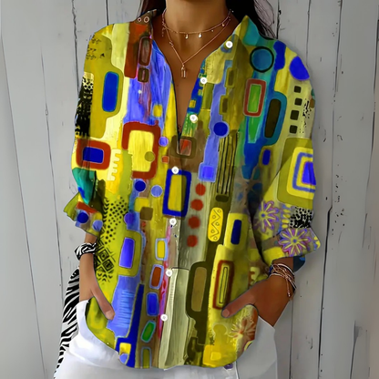 Relaxed Chic blouse with elegant silhouette for women | Aurélie