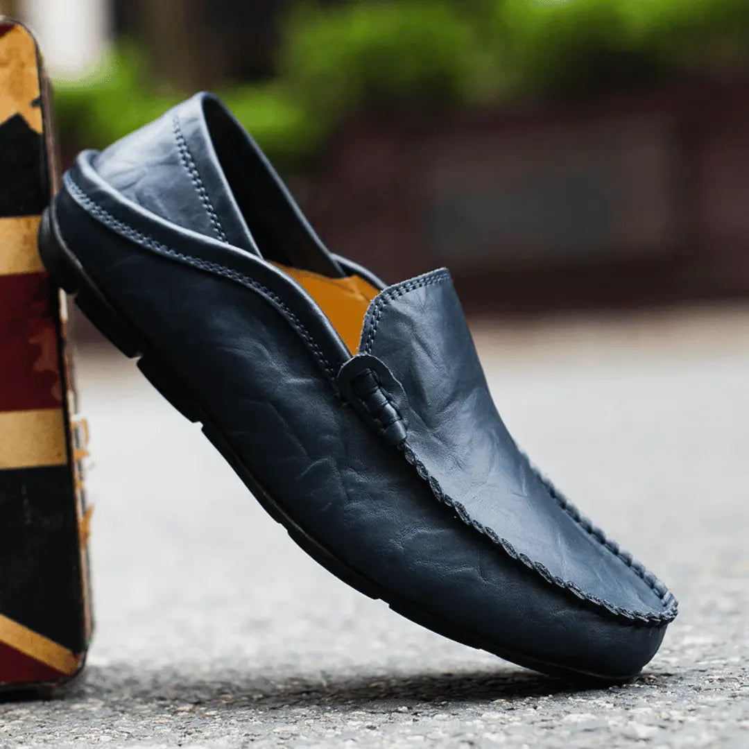 Tuscan artisan leather moccasin loafers for men | Matteo Bellucci -11