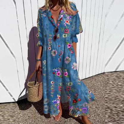 Fluid Effortless everyday maxi dress for women | Isalie