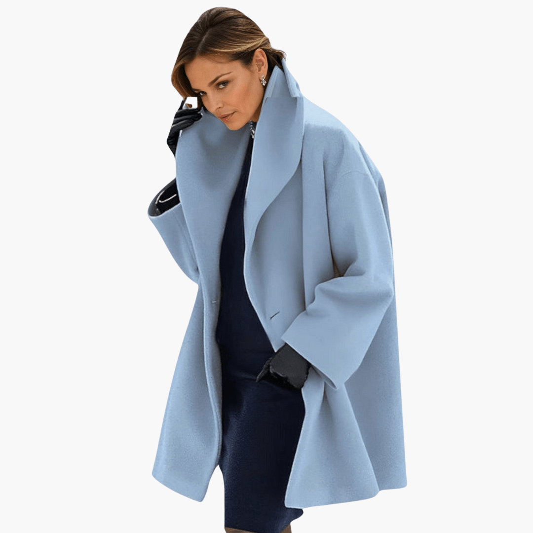 Classic wide-collar everyday jacket for women -2