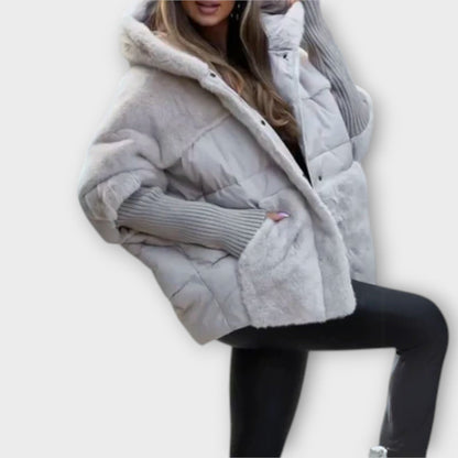 Elegant structured winter jacket for women | Ava -13