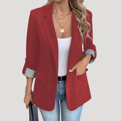 Crafted Fitted smart casual blazer for women | Vivienne