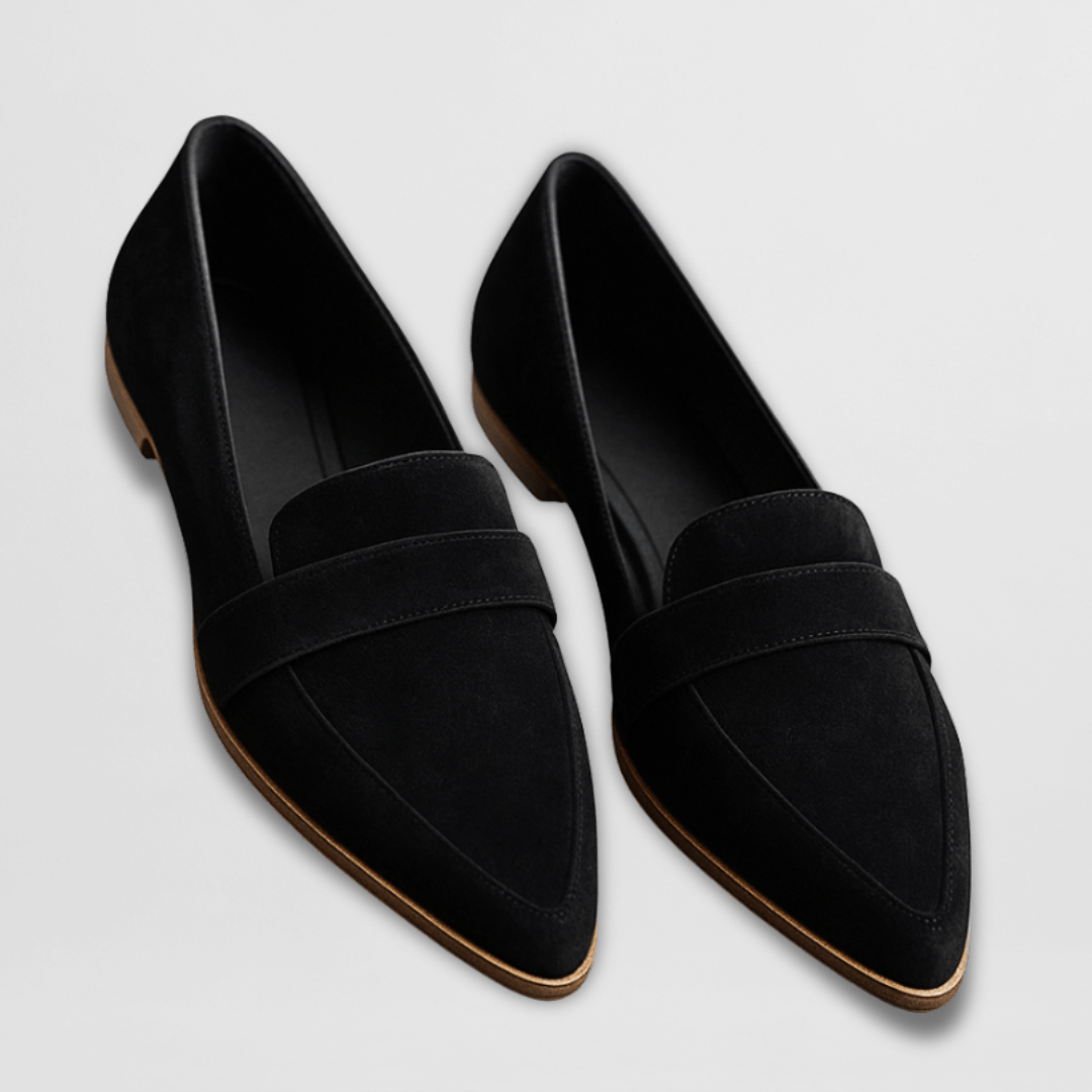Soft suede orthopedic loafers for women | Helen -3