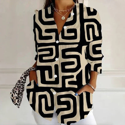 Classic vintage everyday blouse for women | Ellaine -6