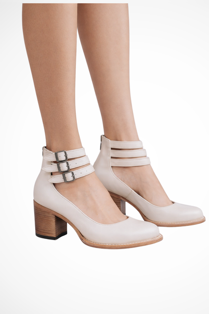 Strappy ankle-strap elegant heels for women | Florence -3