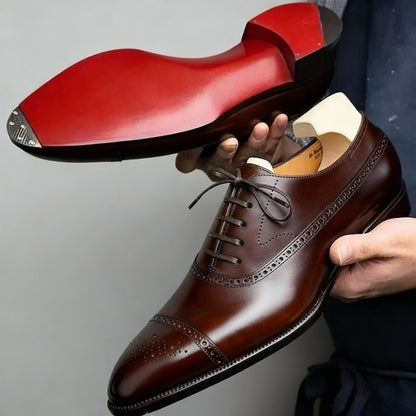 Classic brogue oxford dress shoes for men | Harry -4