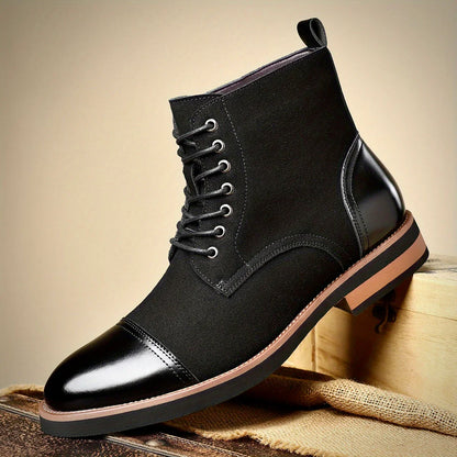 Refined closed-lacing oxford dress boots for men | Oliver Ashford -9