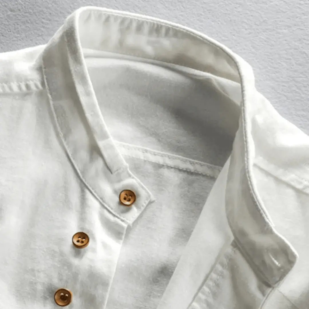 Japanese-inspired casual short-sleeve shirt for men | Apollo -7