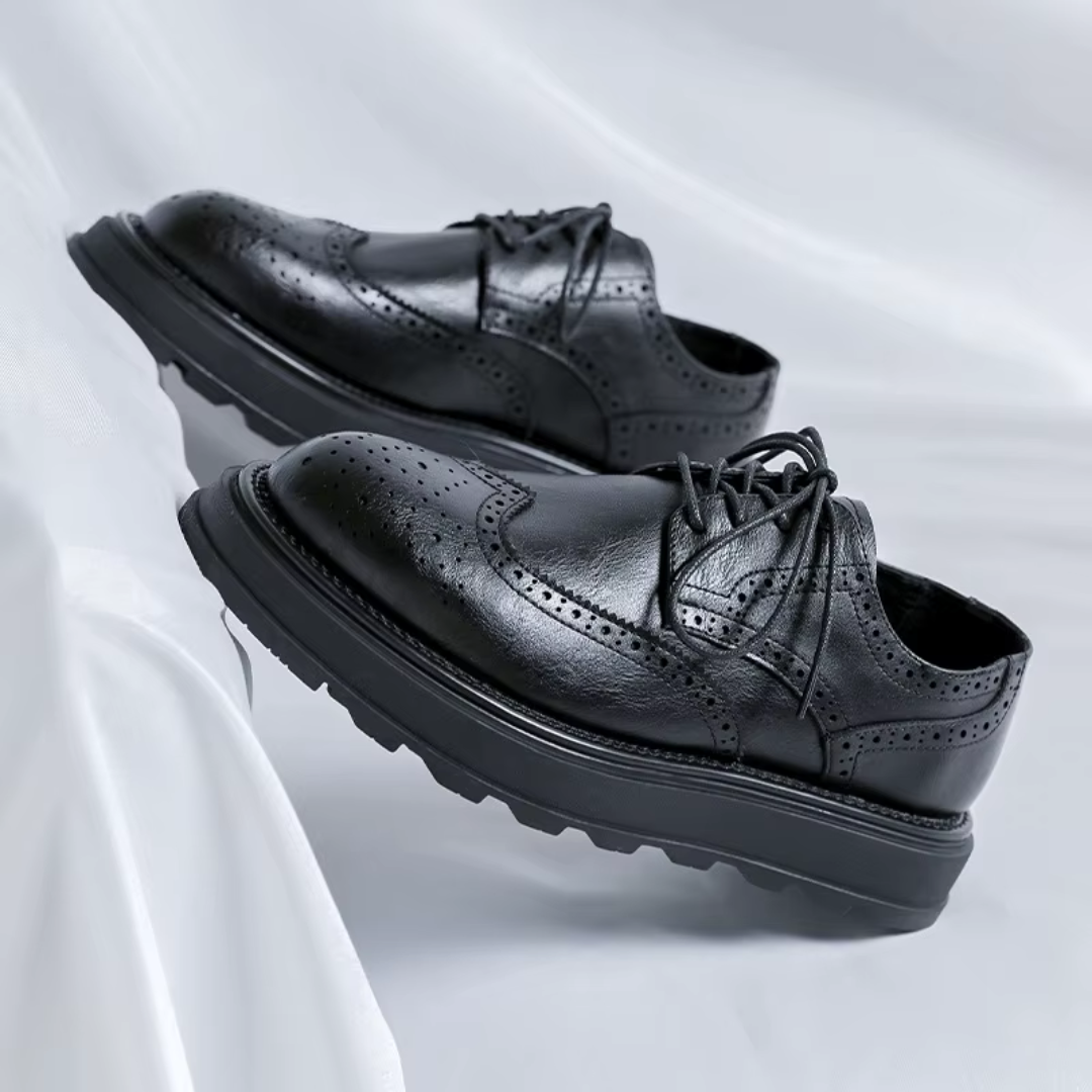 Classic heritage leather brogue shoes for men | West -6
