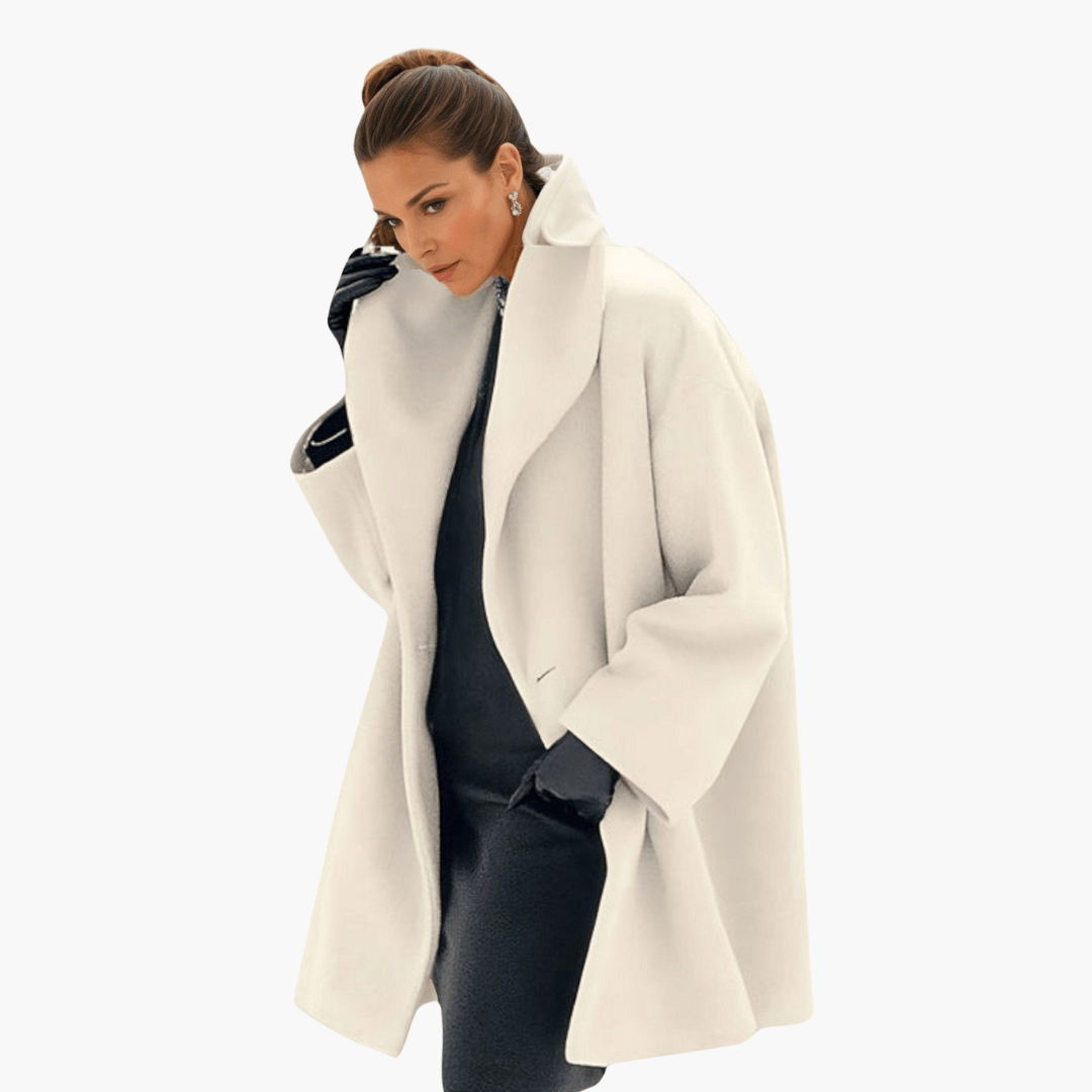 Classic wide-collar everyday jacket for women -8