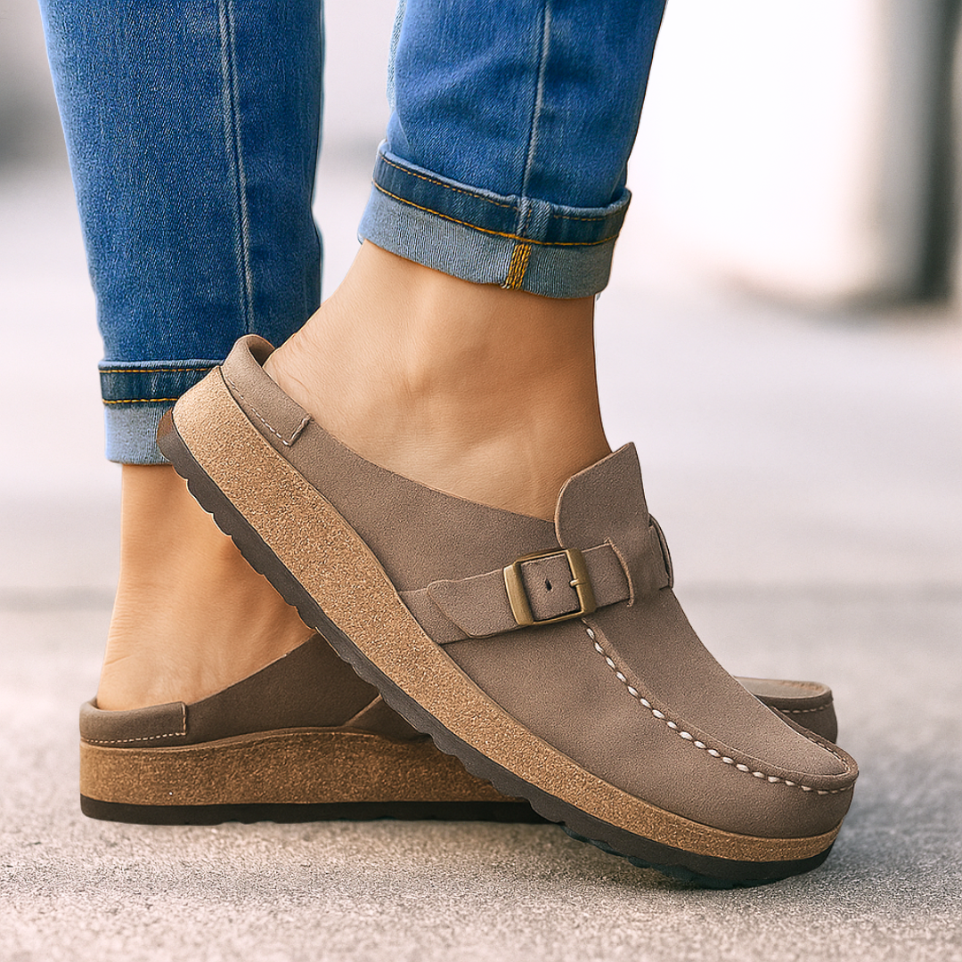 Supportive comfort footbed everyday shoes for women | Brisa -2