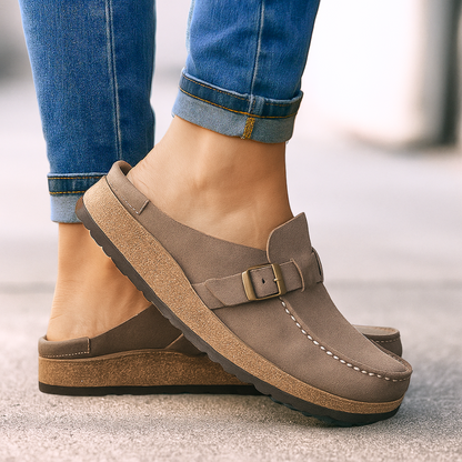 Supportive comfort footbed everyday shoes for women | Brisa -2