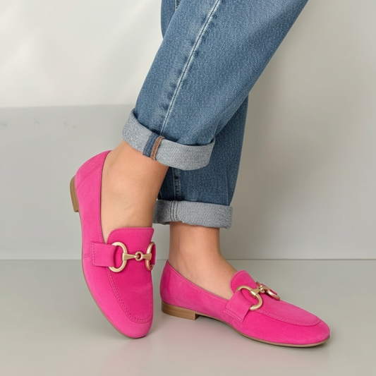 Crisp Loafers with gold-detail accent for women | Alison