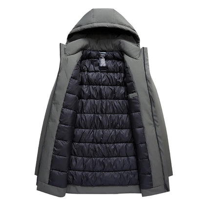 Styled Warm hooded winter parka for men | Mario