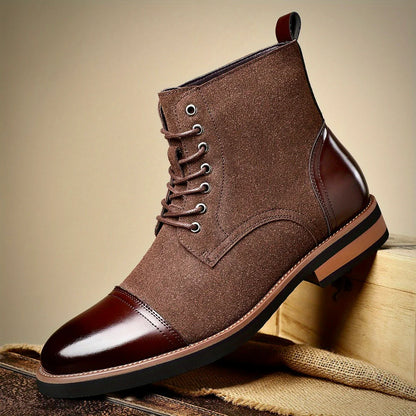 Refined closed-lacing oxford dress boots for men | Oliver Ashford -6