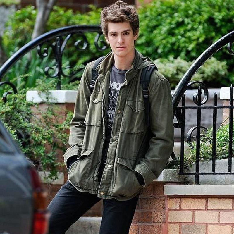 Classic military field jacket for men -5