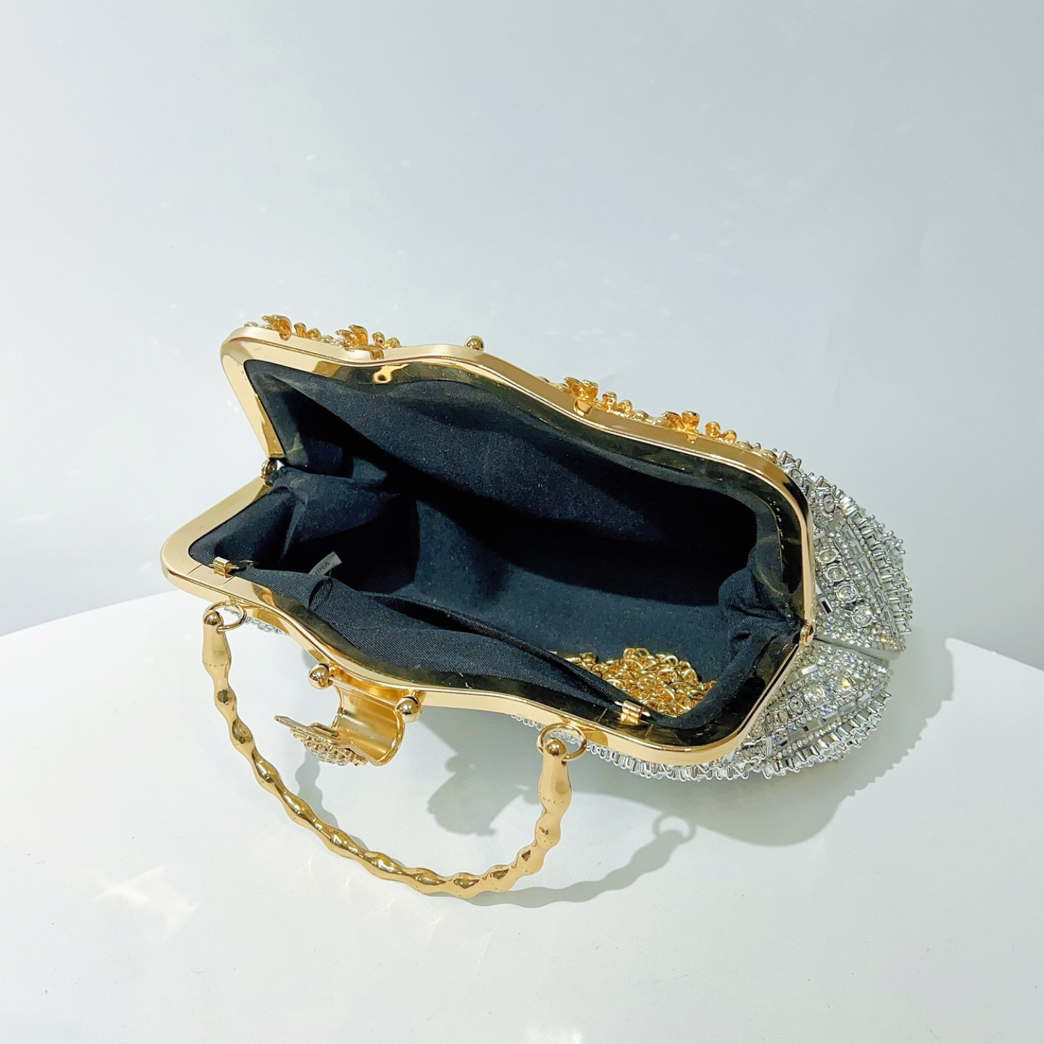 Luxurious structured vellum finish shoulder bag for women | Noble Vellum -3
