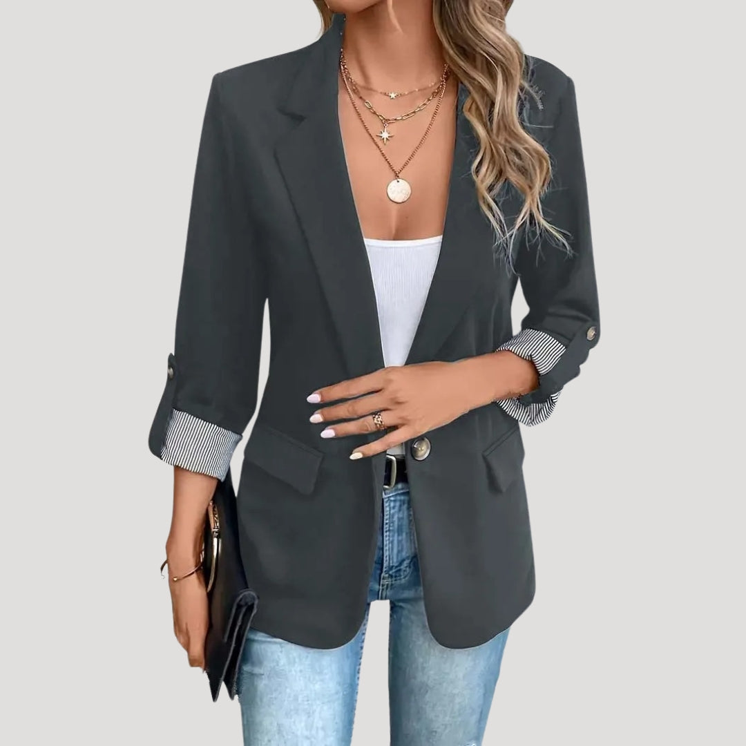 Crafted Fitted smart casual blazer for women | Vivienne