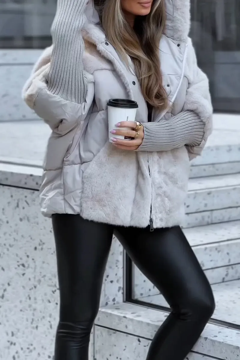 Elegant structured winter jacket for women | Ava -7