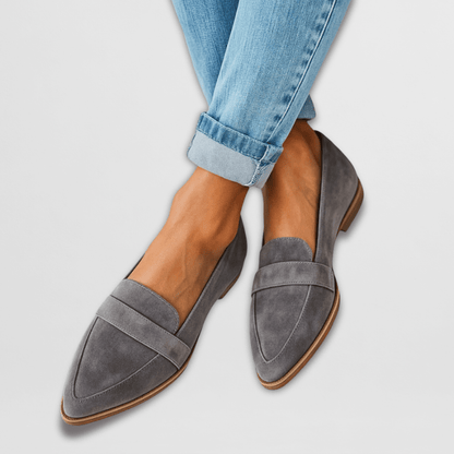 Soft suede orthopedic loafers for women | Helen -2