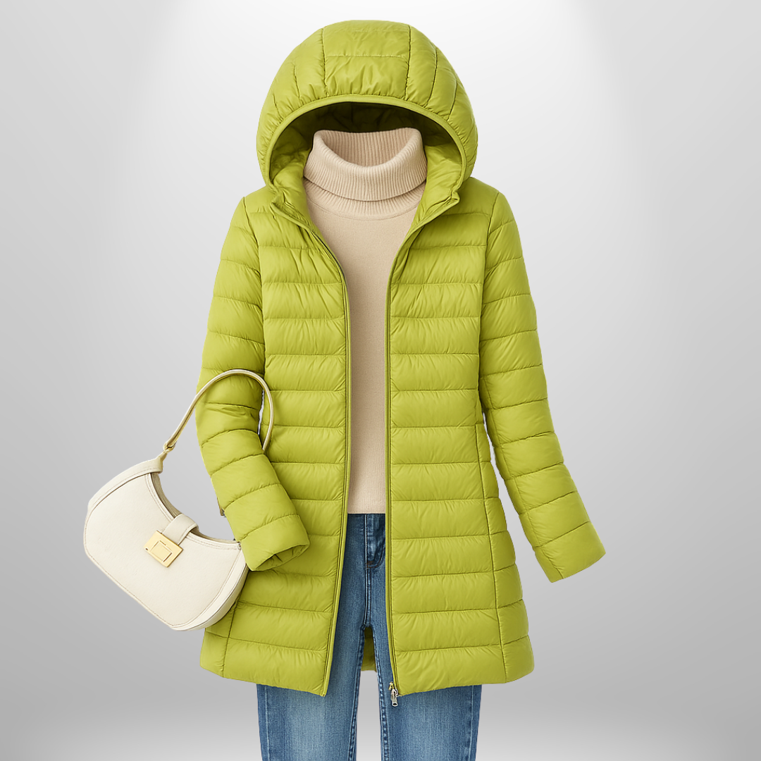 Classic Ultralight everyday jacket with sleek silhouette for women | Riley