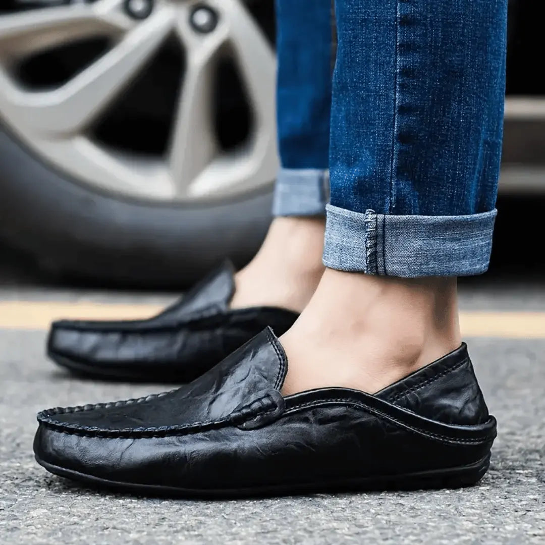 Tuscan artisan leather moccasin loafers for men | Matteo Bellucci -9
