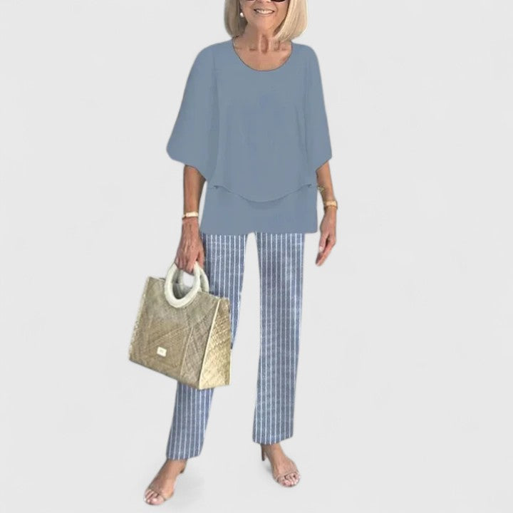 Elegant tailored two-piece set for women | Martha -3