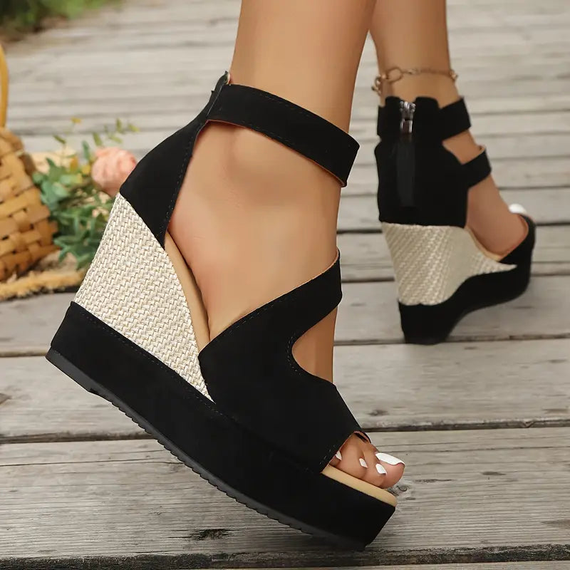 Comfortable orthopedic wedge sandals for women | Valencia -4