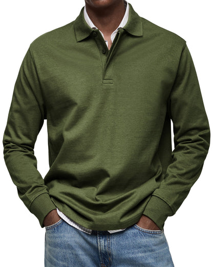 Vintage long-sleeve everyday casual shirt for men | Oscar -9