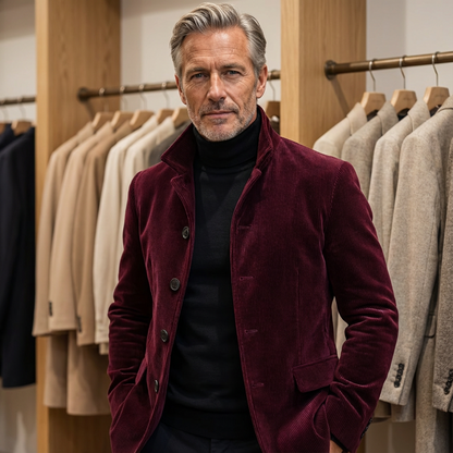 Casual vintage-inspired jacket for men | Casper -4