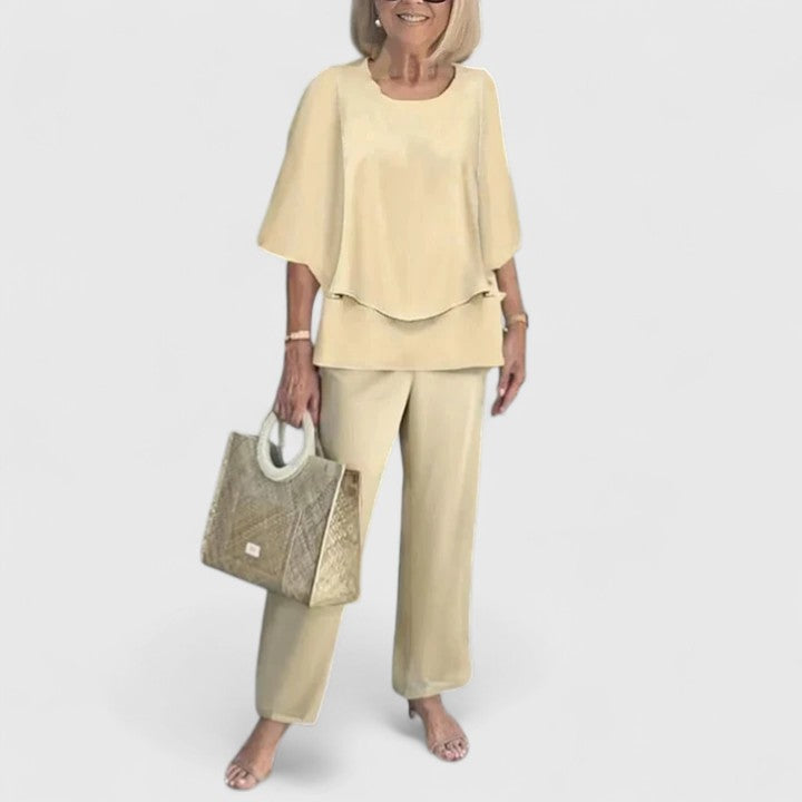 Elegant tailored two-piece set for women | Martha -4