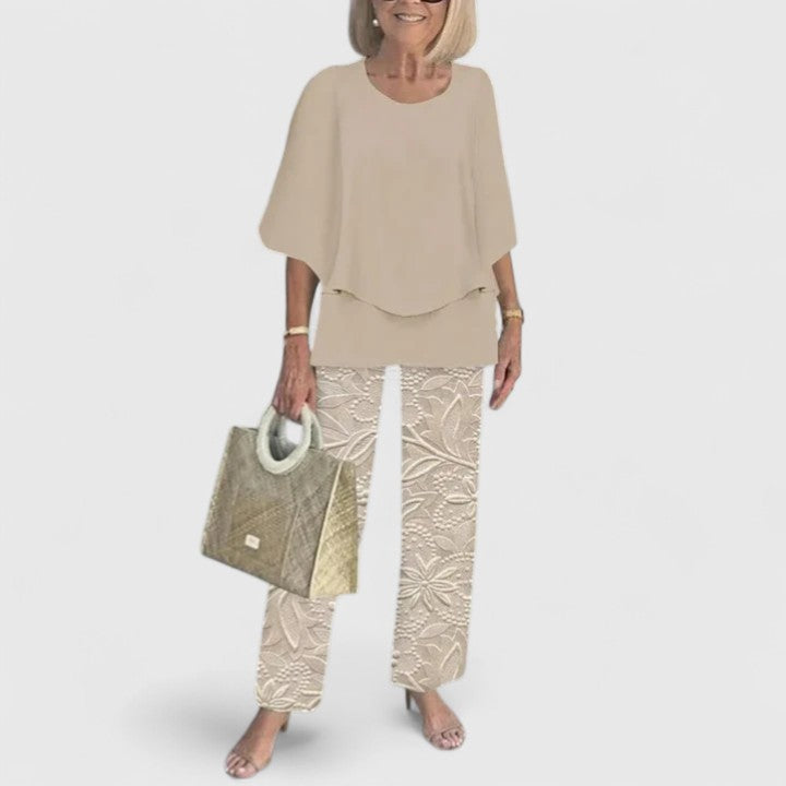 Elegant tailored two-piece set for women | Martha -6