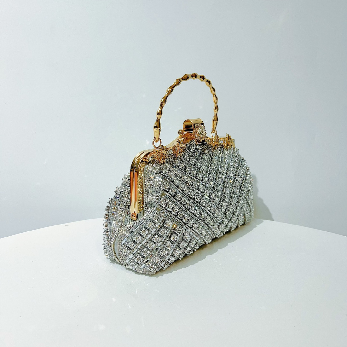 Luxurious structured vellum finish shoulder bag for women | Noble Vellum -4