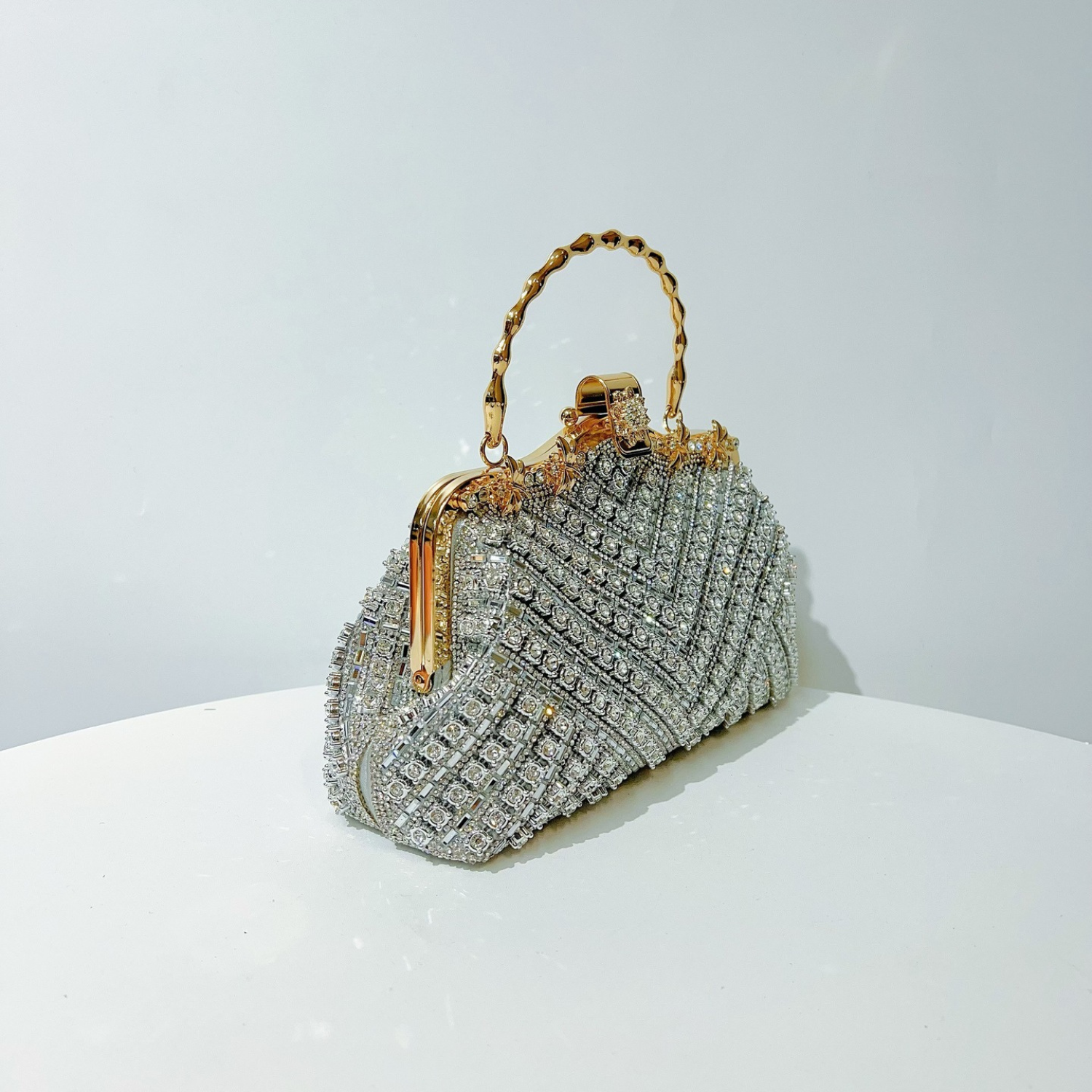 Luxurious structured vellum finish shoulder bag for women | Noble Vellum -4
