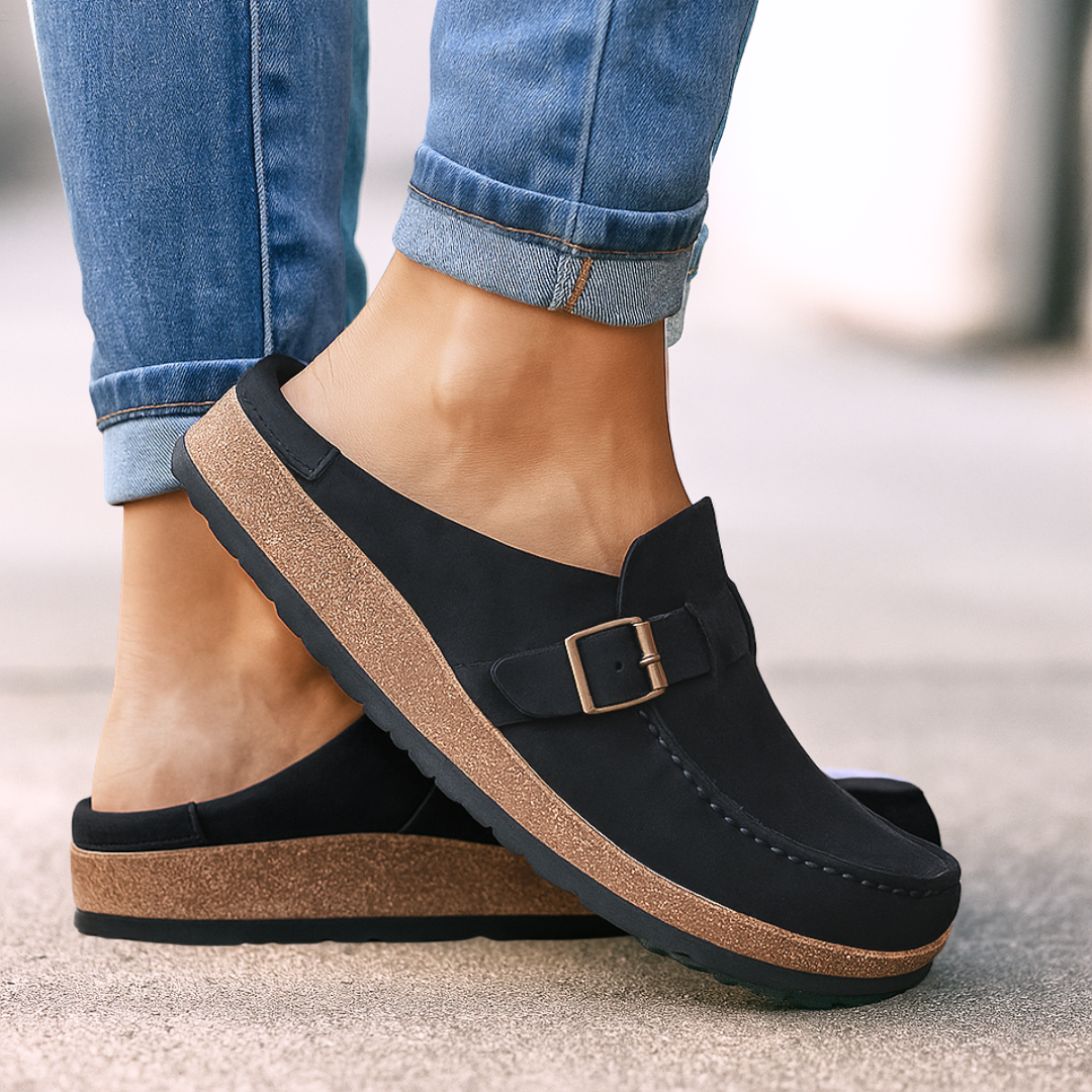 Supportive comfort footbed everyday shoes for women | Brisa -4