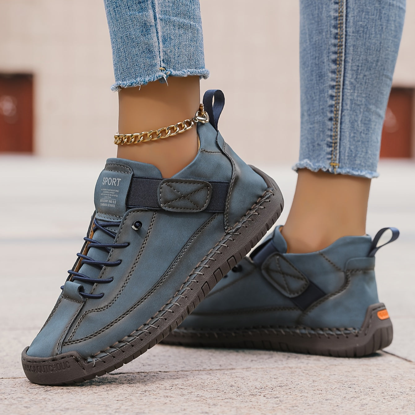 Lightweight orthopedic comfort trainers for women -7