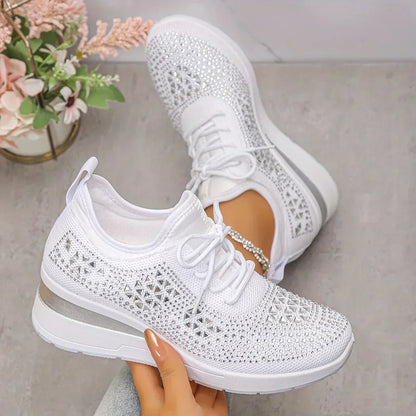 Driven Supportive sneakers with sparkling detail for women | Bonnie