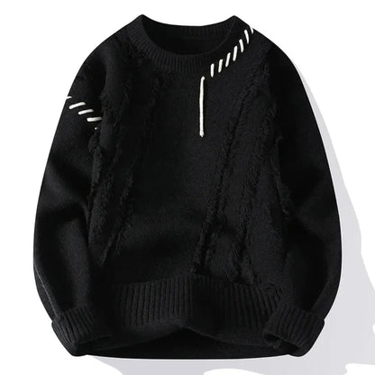 Classic artisan knit jumper for men | Apollo -5