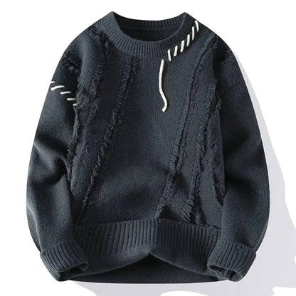 Classic artisan knit jumper for men | Apollo -4