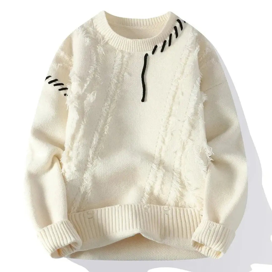 Classic artisan knit jumper for men | Apollo -1