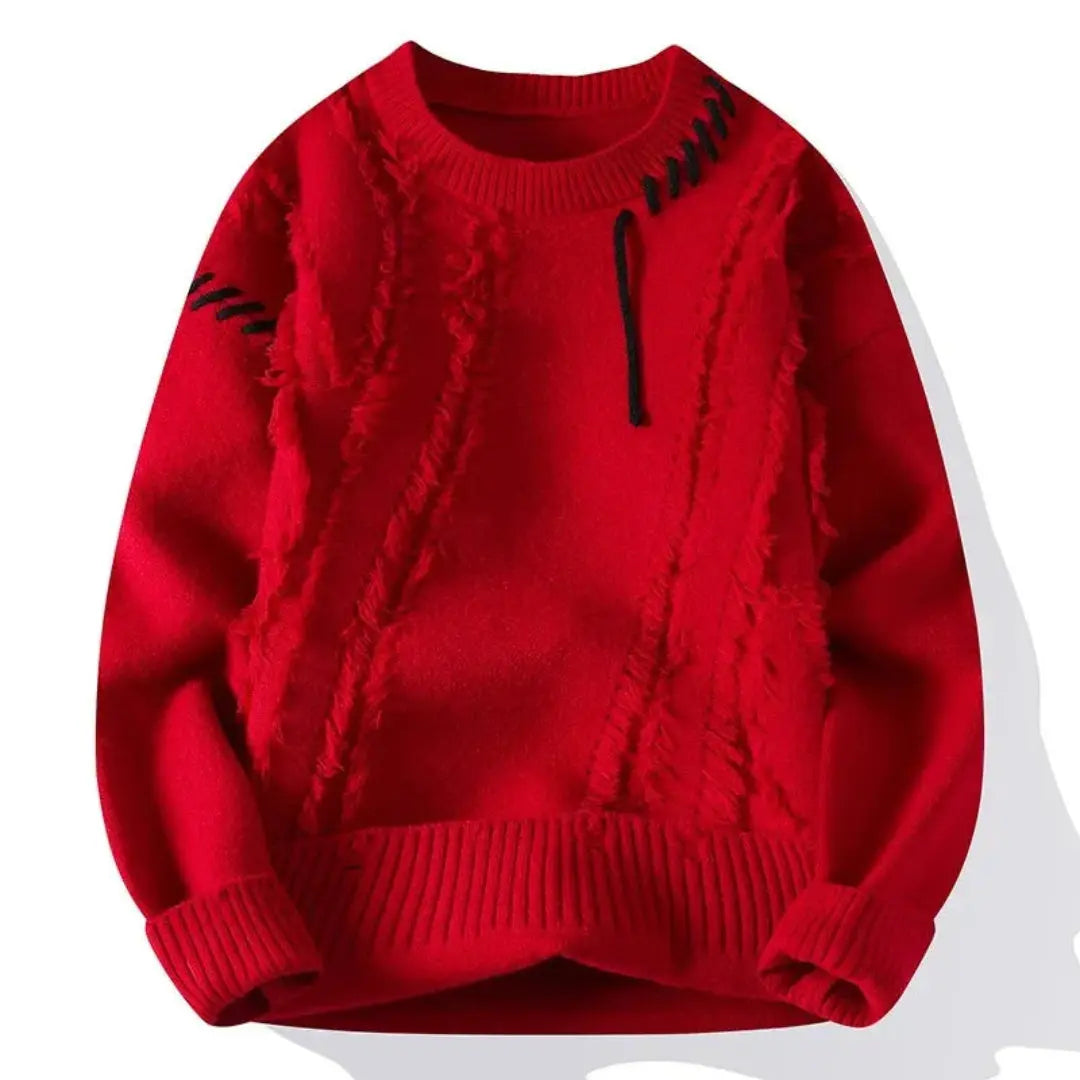 Classic artisan knit jumper for men | Apollo -3