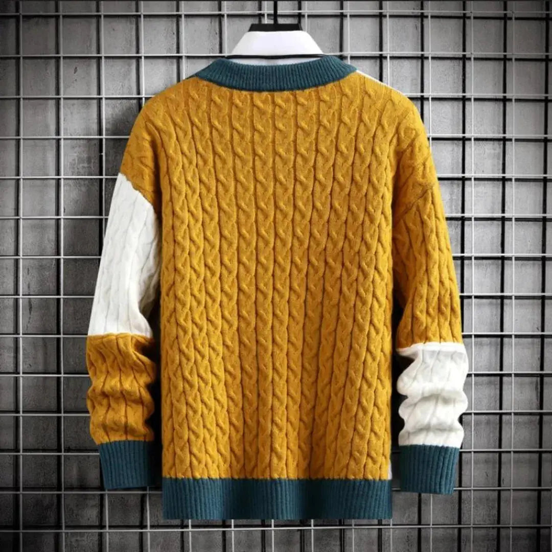 Regal weave textured everyday jumper for men | Apollo -2