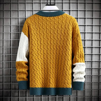 Regal weave textured everyday jumper for men | Apollo -2