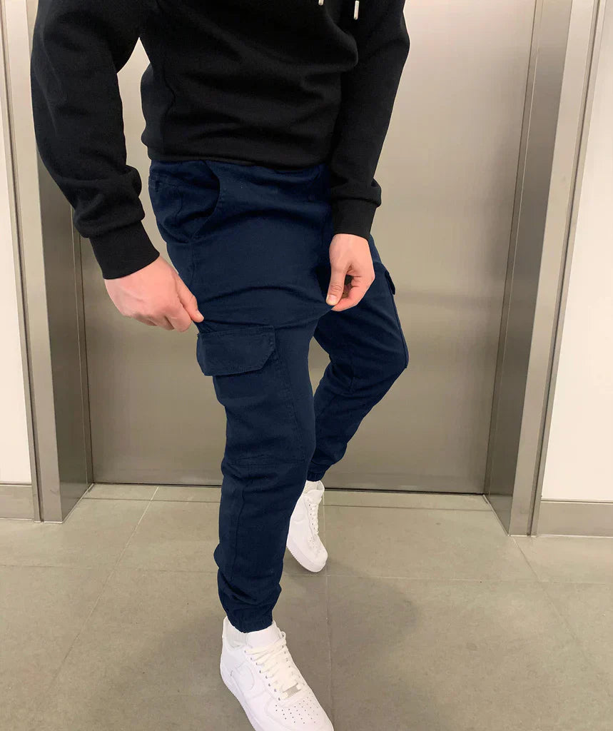 Relaxed cargo jogger trousers for men | Thomas -10