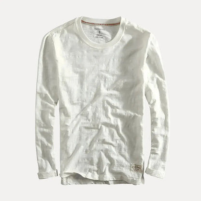 Classic cotton long-sleeve casual shirt for men | Axel -3