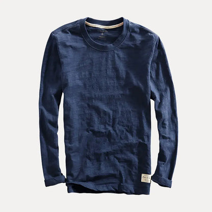 Classic cotton long-sleeve casual shirt for men | Axel -2